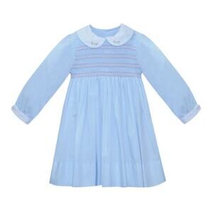 Remember Nguyen Girls Blue Georgia Dress Size 2T
